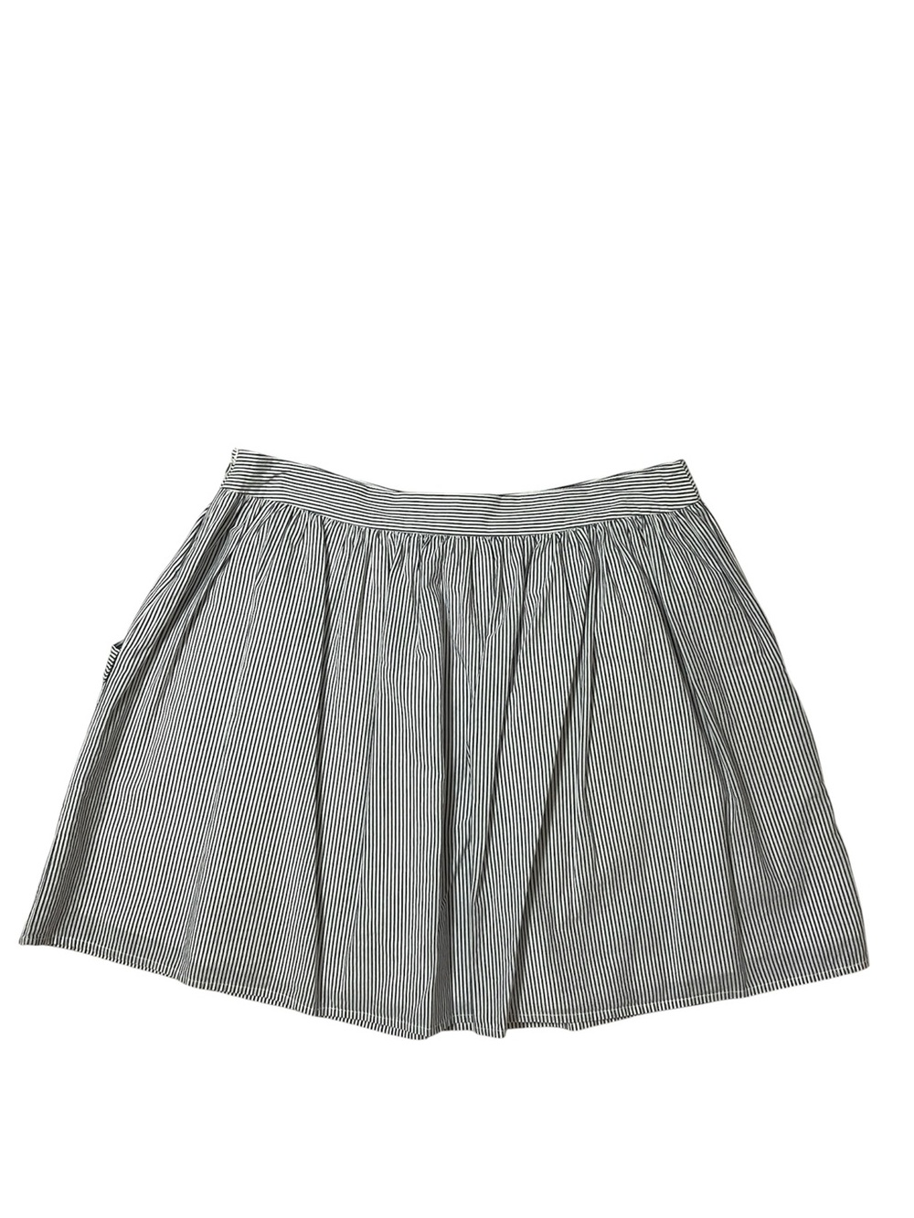 GAP Blue White Seersucker Mini Skirt Coastal Preppy Summer Size 4 - Picture 3 of 6